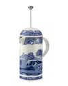 Spode Blue Italian 28oz Cafetiere In Blue