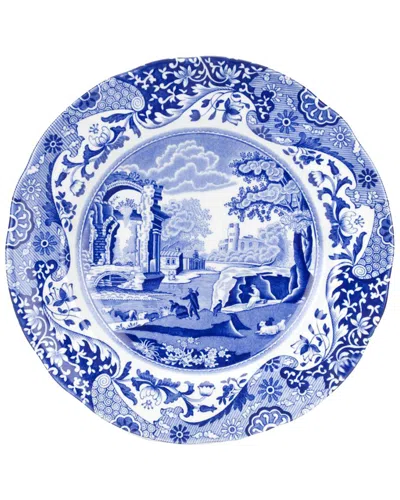 Spode Blue Italian 4pc Luncheon Plate Set