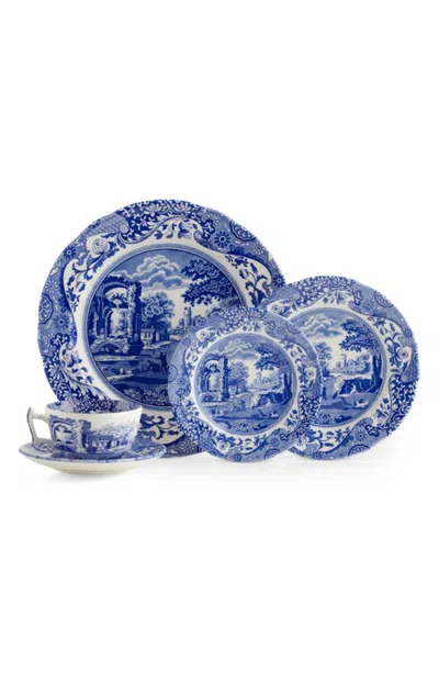 Spode Blue Italian 5 Piece Place Setting