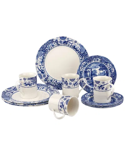 Spode Blue Italian Brocato 12pc Set