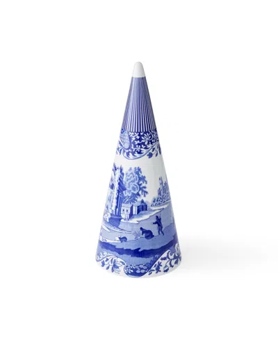 Spode Blue Italian Coned Shaped Topiary