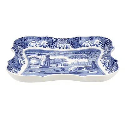 Spode Blue Italian Devonia Tray 7.5"