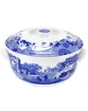 Spode Blue Italian Round Covered Deep Dish In Blue