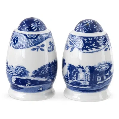 Spode Blue Italian Salt & Pepper 3"