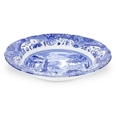 Spode Blue Italian Soup Plate 9"