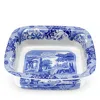 Spode Blue Italian 10in Square Dish In Blue