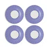 Spode Blue Italian Steccato Salad Plates, Set Of 4