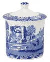 Spode Blue Italian Storage Jar In Blue