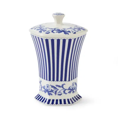 Spode Blue Italian Vase 5.2" Steccato