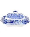 Spode Blue Italian Covered Vegetable Dish
