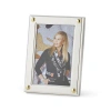Spode Cabochon Photo Frame In Silver,black