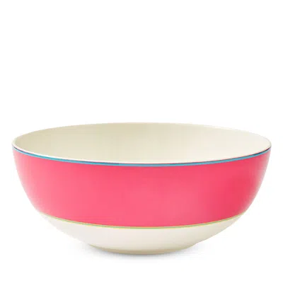 Spode Calypso 10 Serving Bowl In Pink
