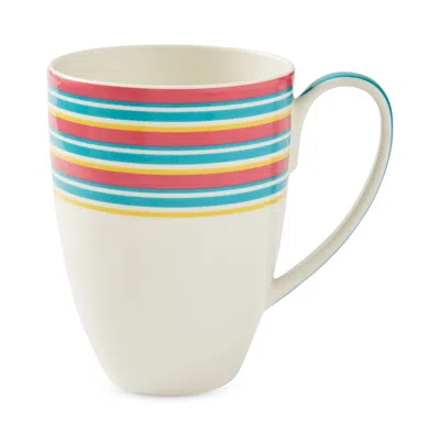 Spode Calypso 17 Oz. Mugs, Set Of 4 In Multi Stripe