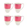 Spode Calypso 17 Oz. Mugs, Set Of 4 In Pink