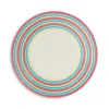 Spode Calypso 9.5 Salad Plates, Set Of 4 In Multi Stripe