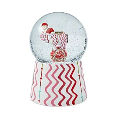 Spode Christmas Doodles Rik Rak Snow Globe In Multi