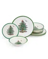 Spode Christmas Tree 12-piece Dinnerware Set, Macys Exclusive In Multi