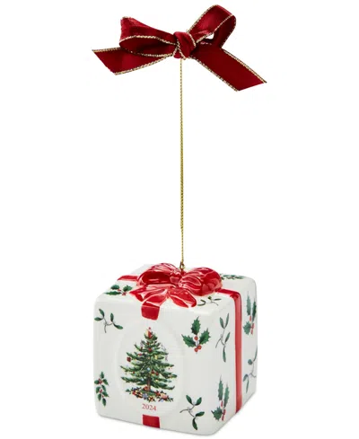 Spode Christmas Tree 2024 Holiday Gift Box Ornament In Green