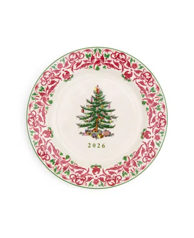 Spode Christmas Tree 2026 Annual 8" Collector Plate In Pink