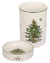 Spode Christmas Tree Wine Chiller & Coaster Set