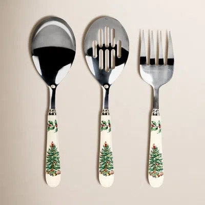 Spode Christmas Tree 3-pc Cutlery St