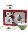 Spode Christmas Tree 3pc Melamine Children's Dinner Set