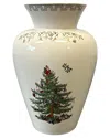 Spode Christmas Tree 8in Vase In Multi