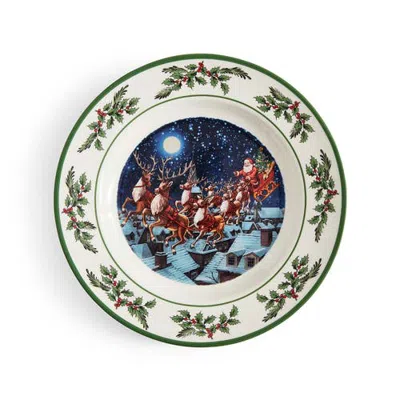 Spode Christmas Tree Annual Collector Plate 10" In Green