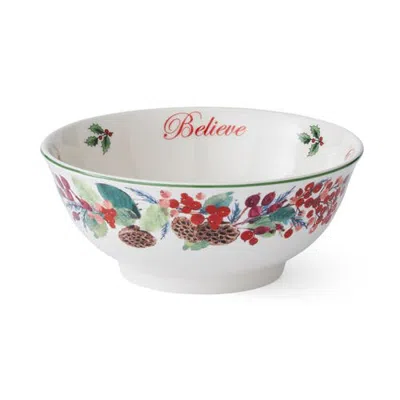 Spode Christmas Tree Annual Revere Bowl 6" In White