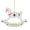 Spode Christmas Tree Baby's First Horse Ornament 2024 In Green