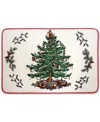 Spode Christmas Tree Bath Rug In White