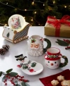 Spode Christmas Tree Black White Figural Collection In Multi
