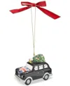 Spode Christmas Tree Brit Taxi Ornament In Gray