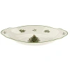 Spode – Christmas Tree – Christmas Tree Handled Serving Platter In Multicolored