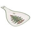 Spode – Christmas Tree – Christmas Tree Large Handled Paddle 13" In Multi