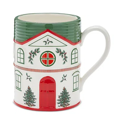Spode Christmas Tree Christmas Village Green Mug
