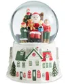 Spode Christmas Tree Christmas Village Snow Globe In Multi