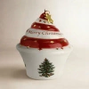 Spode Christmas Tree Cupcake Ornament 3"