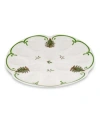 Spode Christmas Tree Deviled Egg Dish In Green