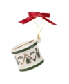 Spode Christmas Tree Drum Ornament In Multi
