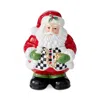 Spode Santa Christmas Candy Jar In Green