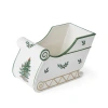 Spode Christmas Tree Figural Sleigh Centrepiece In White