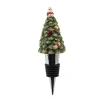 Spode Christmas Tree Figural Tree Bottle Stopper In Multi