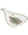Spode Christmas Tree Large Handled Paddle In Multi