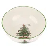 Spode Christmas Tree Large Round Bowl In Green