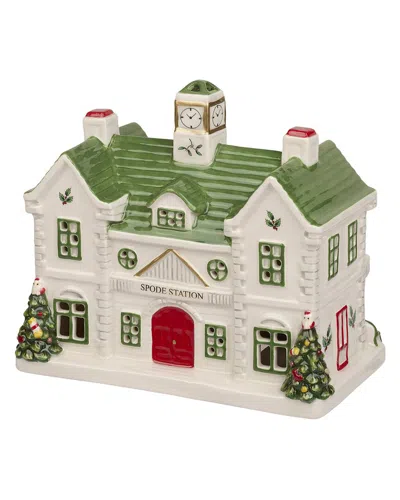 SPODE SPODE CHRISTMAS TREE LIT FIGURAL STATION