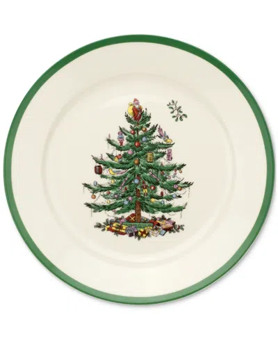 Spode Christmas Tree Luncheon Plate, 9" In Transparent
