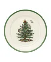 Spode Christmas Tree Luncheon Plate In Green