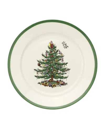 Spode Christmas Tree Luncheon Plate In Green