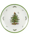 Spode Christmas Tree Melamine Platter In Green